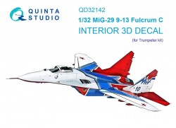 MiG-29 9-13 Fulcrum C Interior 3D Decal