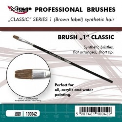 MIRAGE BRUSH FLAT HIGH QUALITY CLASSIC SERIES 1 size 1