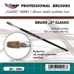 MIRAGE BRUSH FLAT HIGH QUALITY CLASSIC SERIES 1 size 5