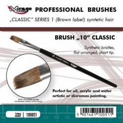 MIRAGE BRUSH FLAT HIGH QUALITY CLASSIC SERIES 1 size 10