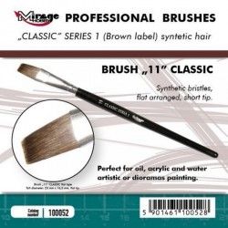 MIRAGE BRUSH FLAT HIGH QUALITY CLASSIC SERIES 1 size 11