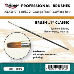MIRAGE BRUSH FLAT HIGH QUALITY CLASSIC SERIES 2 size 1