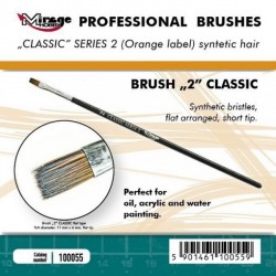 MIRAGE BRUSH FLAT HIGH QUALITY CLASSIC SERIES 2 size 2