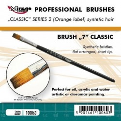 MIRAGE BRUSH FLAT HIGH QUALITY CLASSIC SERIES 2 size 7