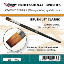 MIRAGE BRUSH FLAT HIGH QUALITY CLASSIC SERIES 2 size 9