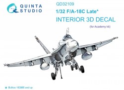F/A-18C Late Interior 3D Decal