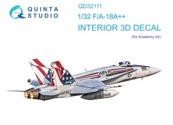 F/A-18A++ Interior 3D Decal