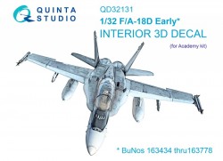 F/A-18D Early Interior 3D Decal