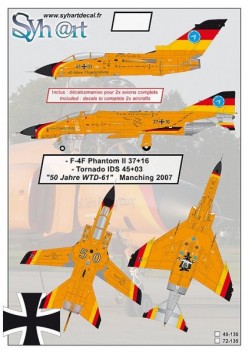 F-4F Phantom II 37+16 & Tornado IDS 45+03 "50 Jahre WTD-61" 2007