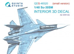 Su-30SM Interior 3D Decal (Small version)