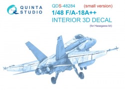 F/A-18A++ Interior 3D Decal (Small version)