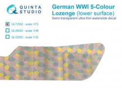 German WWI 5-Colour Lozenge (lower surface)