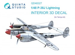 P-38J Interior 3D Decal