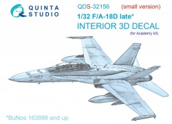 F/A-18D late Interior 3D Decal (Small version)