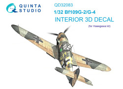 Bf 109G-2/G-4 Interior 3D Decal