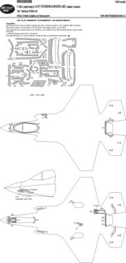 F-35A Lightning II LATE VERSION CAMOUFLAGE kabuki masks