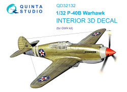 P-40B Interior 3D Decal