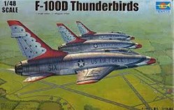  F-100D in Thunderbirds livery 