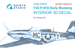 P-51D (Early) Interior 3D Decal (small version)