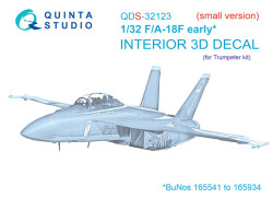 F/A-18F early Interior 3D Decal (small version)