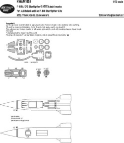 F-104 A/C/G Starfighter BASIC kabuki masks