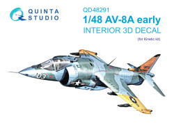 AV-8A Early  Interior 3D Decal