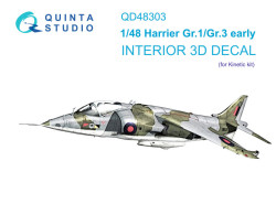 Harrier Gr.1/Gr.3 Early  Interior 3D Decal