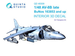 AV-8B Late  Interior 3D Decal