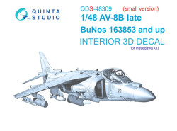AV-8B Late 3 Interior 3D Decal (Small version)