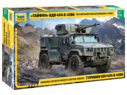 K-4386 Typhoon Russian armoured 4x4 car with remote control module
