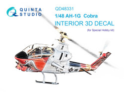 AH-1G Interior 3D Decal