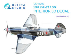 Yak-9T/DD  Interior 3D Decal