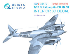 DH Mosquito FB Mk.VI Interior 3D Decal (small version)
