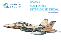 F/A-18B Interior 3D Decal