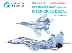 MiG-29A NATO service Interior 3D Decal (Small version)