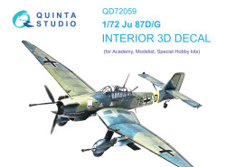 Ju 87 D/G Interior 3D Decal