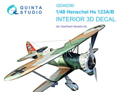 Henschel Hs 123A/B Interior 3D Decal