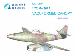 Me-262A vacuumed clear canopy (Academy)