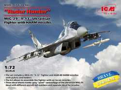 MiG-29 '9-13 Ukrainian Fighter with HARM missiles