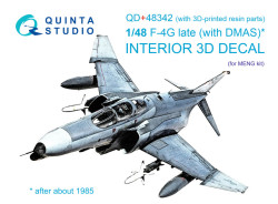 F-4G late Interior 3D Decal (with 3D-printed resin parts)