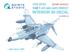 F-4G late Interior 3D Decal (Small version)