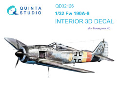FW 190A-8  Interior 3D Decal