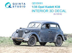 Opel kadett k38 Interior 3D Decal