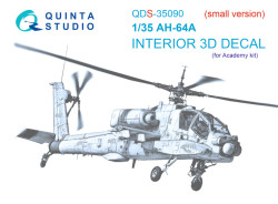 AH-64A Interior 3D Decal (Small version)