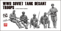 WW2 Soviet Tank Desant Troops