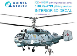 Ka-27PL Military version Interior 3D Decal (with 3D-printed resin parts)