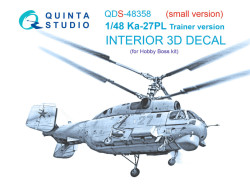 Ka-27PL Trainer version Interior 3D Decal (Small version)