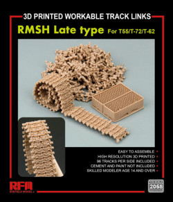RMSH late type work. track links f. T55/T-72/T-62