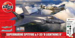 Then and Now Spitfire Mk.Vc & F-35B
