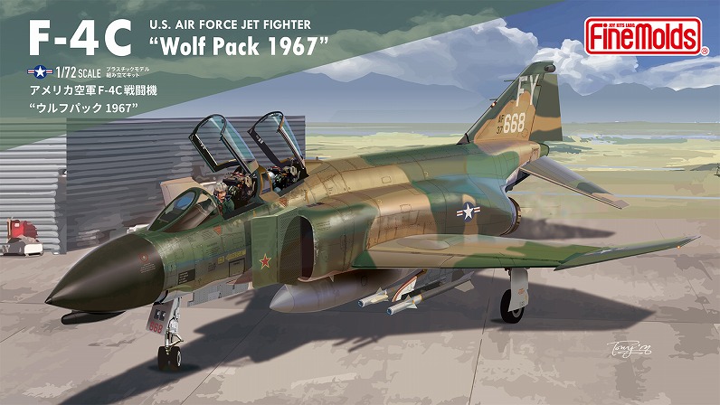 U.S. Air Force Jet Fighter F-4C "Wolf Pack 1967"